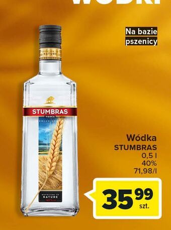 Carrefour Wódka stumbras centenary oferta