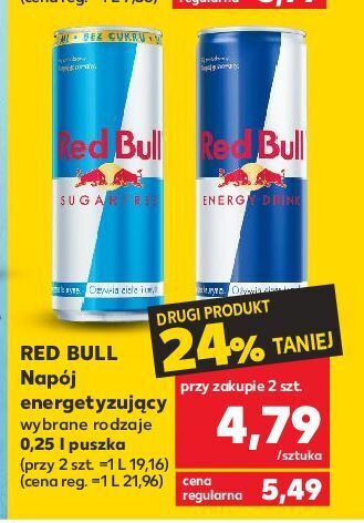 Kaufland Napój energetyczny red bull oferta