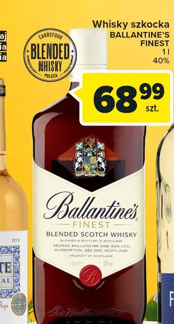 Carrefour Whisky ballantine's finest oferta