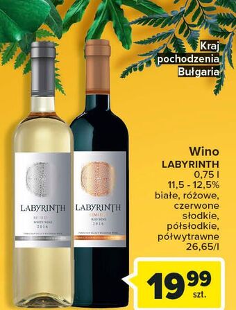 Carrefour Wino labyrinth rose oferta