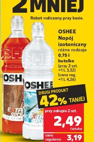 Kaufland Napój izotoniczny grejpfrutowy oshee oferta