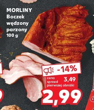 Kaufland Boczek wędzony parzony morliny oferta
