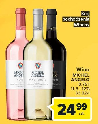 Carrefour Wino michelangelo sangiovese oferta