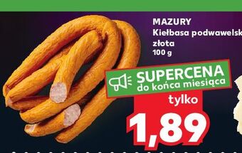 Kaufland Kiełbasa podwawelska złota mazury ełk oferta