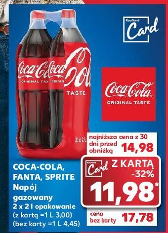 Kaufland Napój pomarańczowy fanta oferta