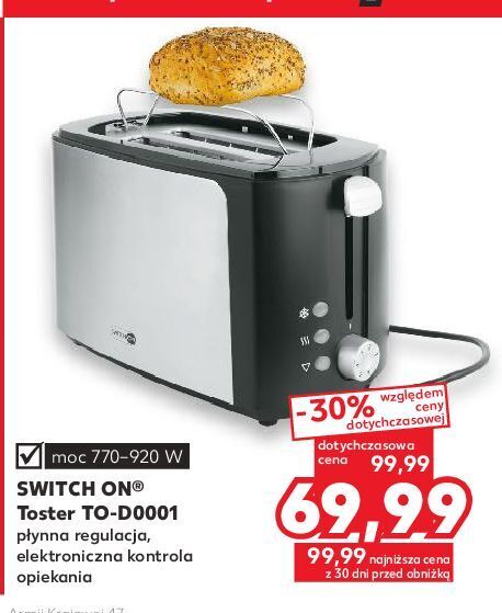 Kaufland Toster to-d0001 switch on oferta