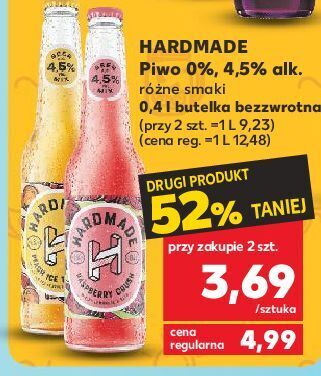 Kaufland Piwo hardmade peach ice tea crush oferta