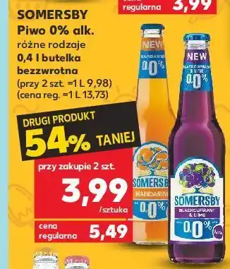 Kaufland Piwo somersby blackcurrant & lime oferta