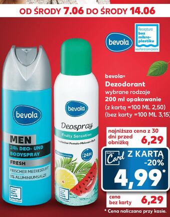 Kaufland Dezodorant fresh bevola men oferta