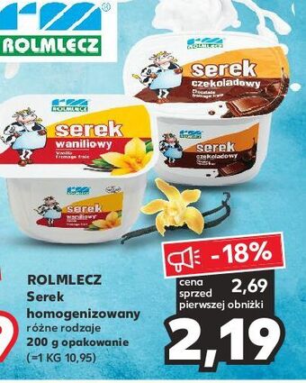 Kaufland Serek waniliowy rolmlecz oferta