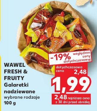 Kaufland Galaretki wawel fresh & fruity oferta