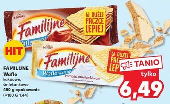 Kaufland Wafle kakaowe jutrzenka familijne oferta