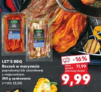 Kaufland Boczek w marynacie paprykowej k-classic let's bbq oferta