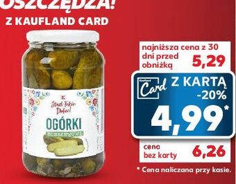 Kaufland Ogorki konserwowe k-classic stąd takie dobre! oferta