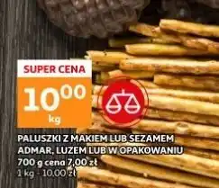 Auchan Paluszki z makiem admar food oferta