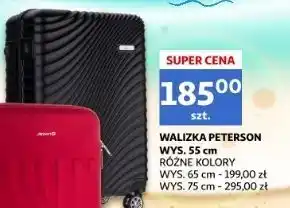 Auchan Walizka 65 cm peterson oferta