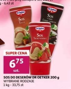 Auchan Sos truskawkowy dr. oetker oferta