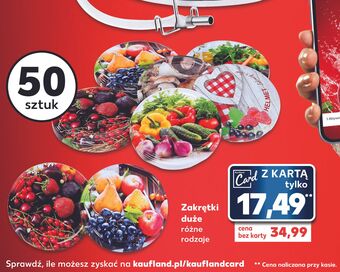 Kaufland Zakrętki do słoików duże oferta