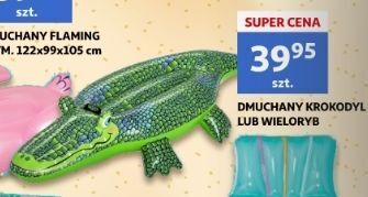Auchan Krokodyl dmuchany 152 x 71 cm bestway oferta