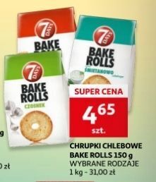 Auchan Bake rolls sour&cream 7 days rolls oferta