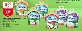 Auchan Serek z chrzanem hochland almette oferta