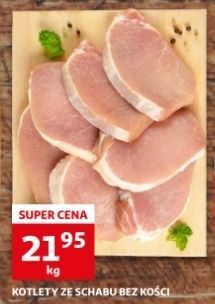 Auchan Kotlety ze schabu wieprzowego oferta