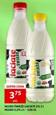 Auchan Mleko 2% łaciate oferta