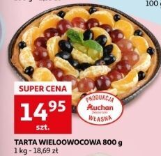 Auchan Tarta wieloowocowa auchan oferta