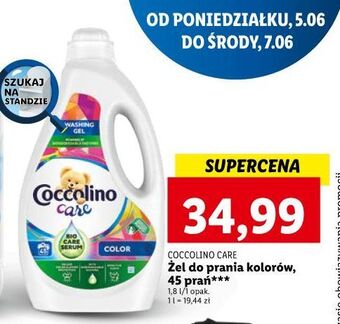 Lidl Żel do prania color coccolino care oferta