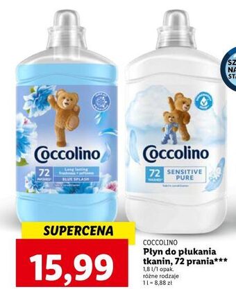 Lidl Płyn do płukania sensitive coccolino oferta