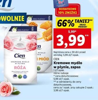 Lidl Mydło w płynie róża cien oferta