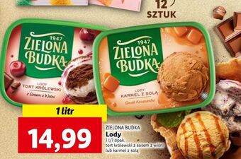 Lidl Lody karmel z solą zielona budka oferta
