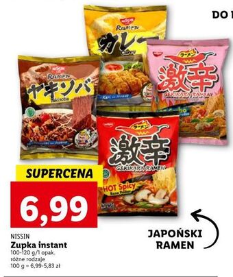 Lidl Zupa ramen czerwona nissin oferta