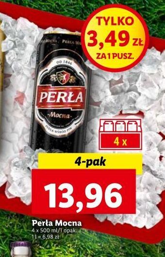 Lidl Piwo perła mocna oferta