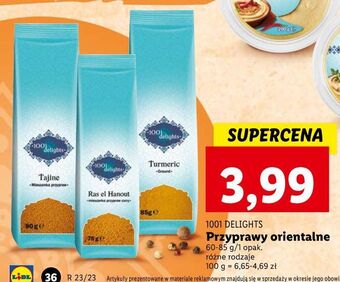 Lidl Przyprawa tumeric 1001 delights oferta