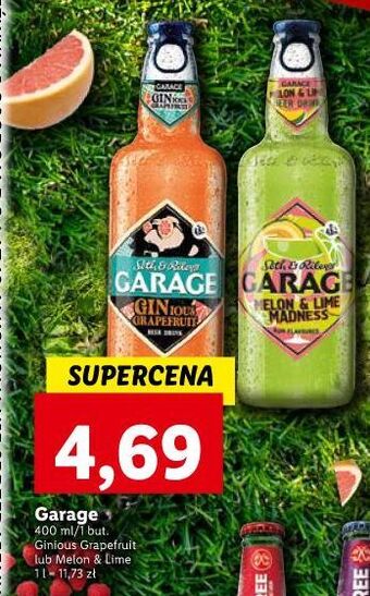 Lidl Piwo garage ginious grapefruit oferta