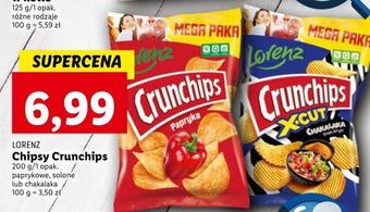 Lidl Chipsy chakalaka crunchips x-cut oferta