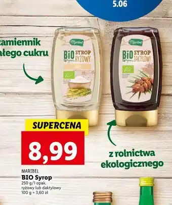 Lidl Syrop ryżowy bio maribel oferta