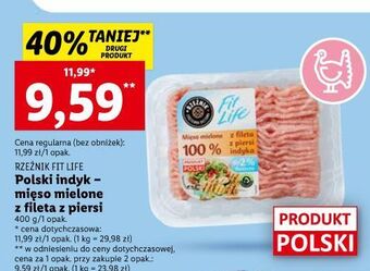 Lidl Mięso mielone z piersi indyka rzeźnik codzienna dostawa fit life oferta