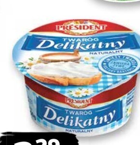 Netto Président twaróg delikatny naturalny 150 g oferta