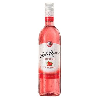 Carrefour Carlo rossi refresh strawberry aromatyzowany napój na bazie wina 750 ml oferta