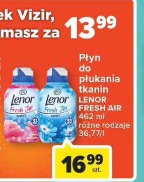 Carrefour Płyn do płukania pink blossom lenor fresh air effect oferta