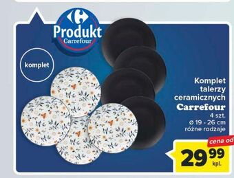 Carrefour Talerze ceramiczne carrefour oferta