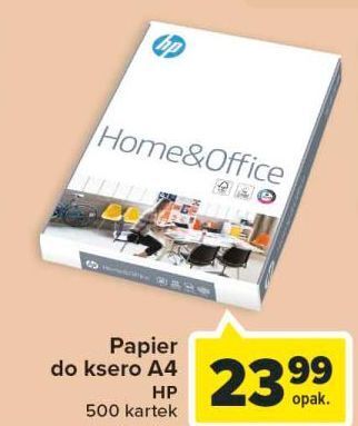 Carrefour Papier ksero a4 hp home & office 80 g hp oferta