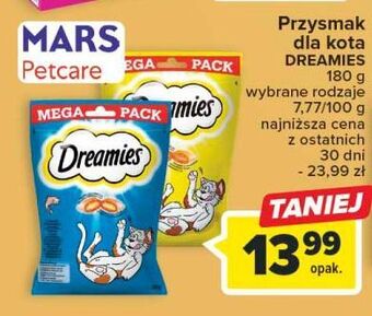 Carrefour Przysmak dla kota z kurczakiem dreamies oferta