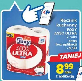 Carrefour Ręcznik papierowy big foxy asso ultra oferta