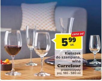 Carrefour Kieliszek do szampana carrefour oferta