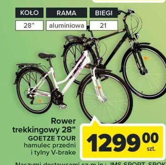 Carrefour Rower trekkingoy tour 28 shimano goetze oferta