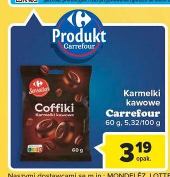 Carrefour Karmelki kawowe carrefour sensation oferta