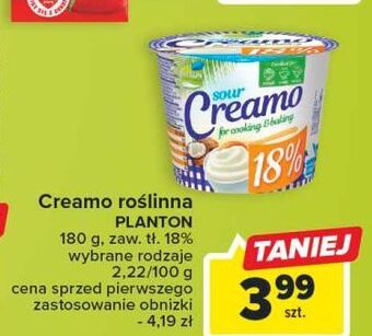 Carrefour Śmietana wegańska 18% planton (żywność) oferta